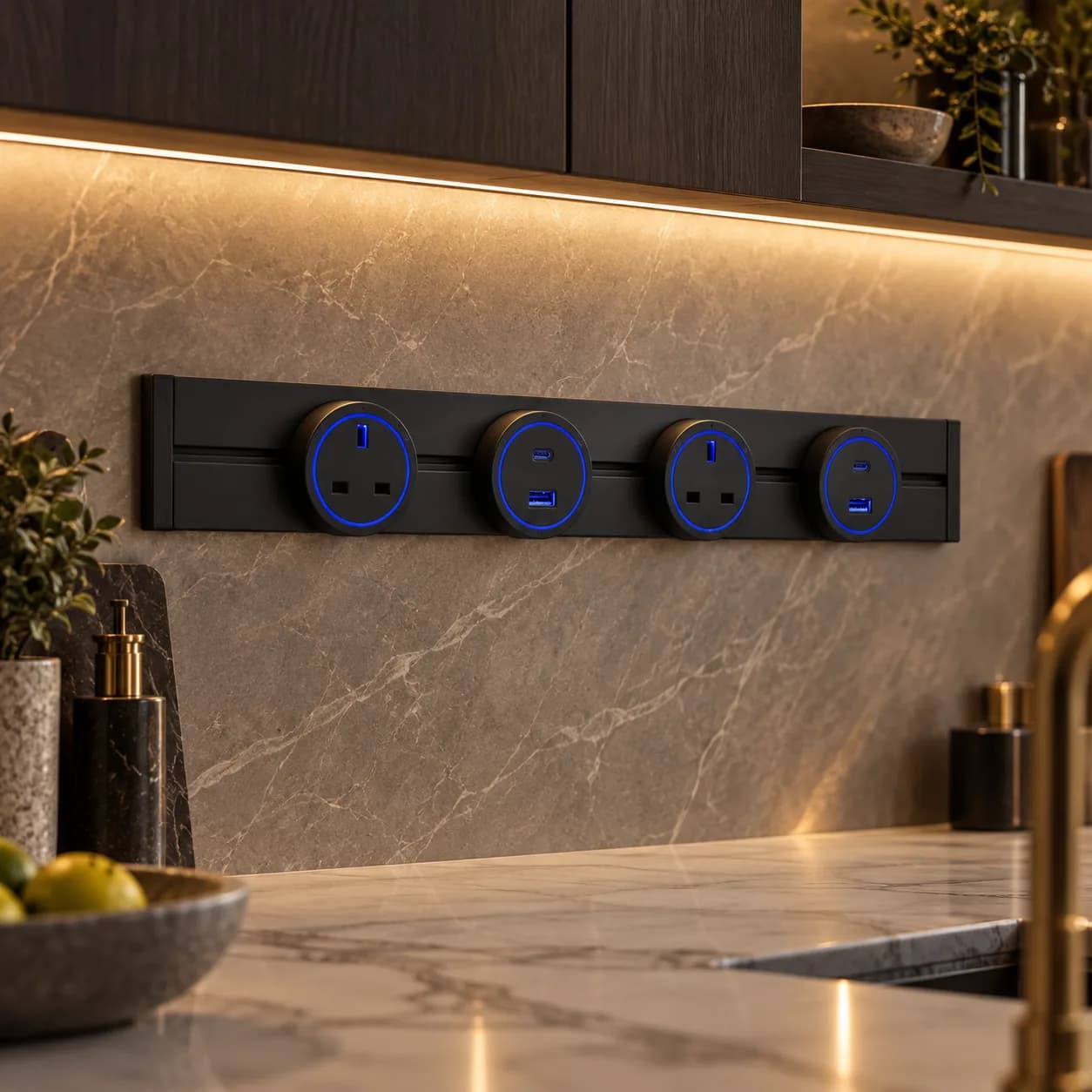 Heavy-Duty Wall Track Rail for Sockets