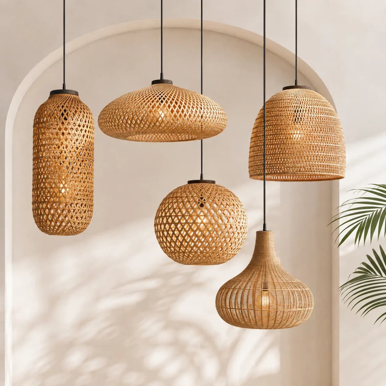 Bamboo Pendant Lights