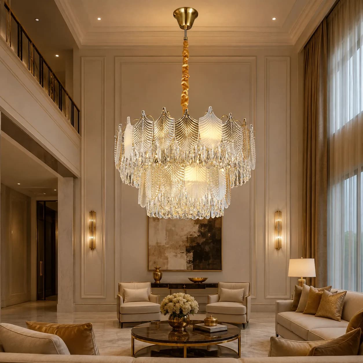 The unique chandelier, which goes beyond the concept of lighting