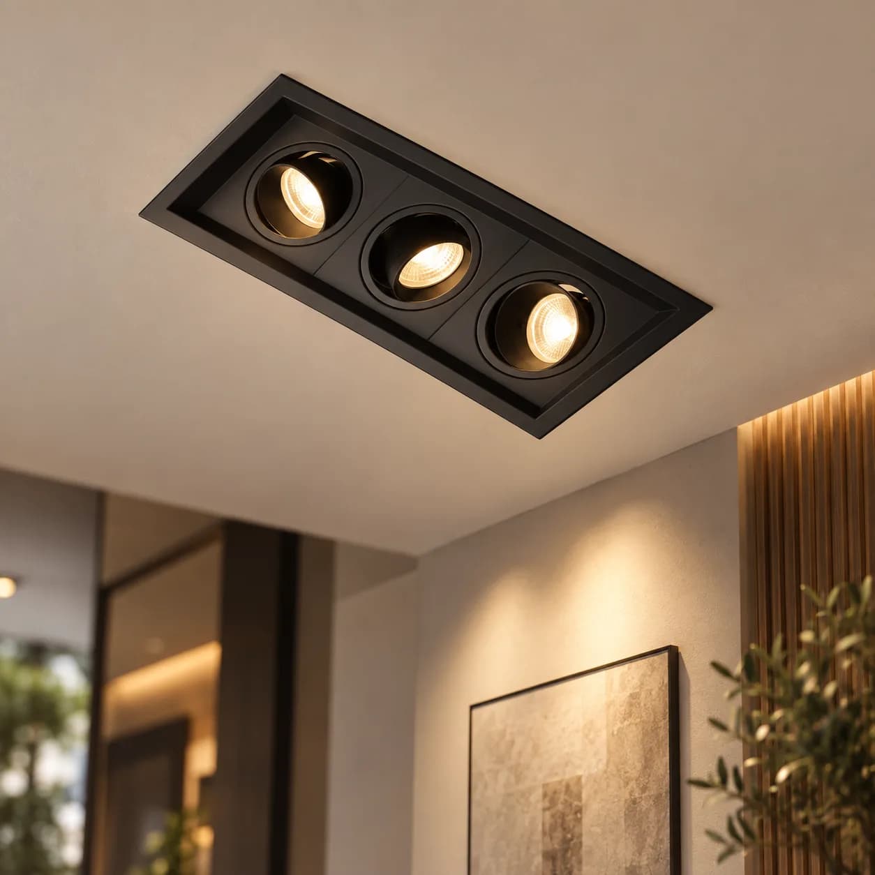 إطار سبوت لايت ثلاثي مدرّج 10×30