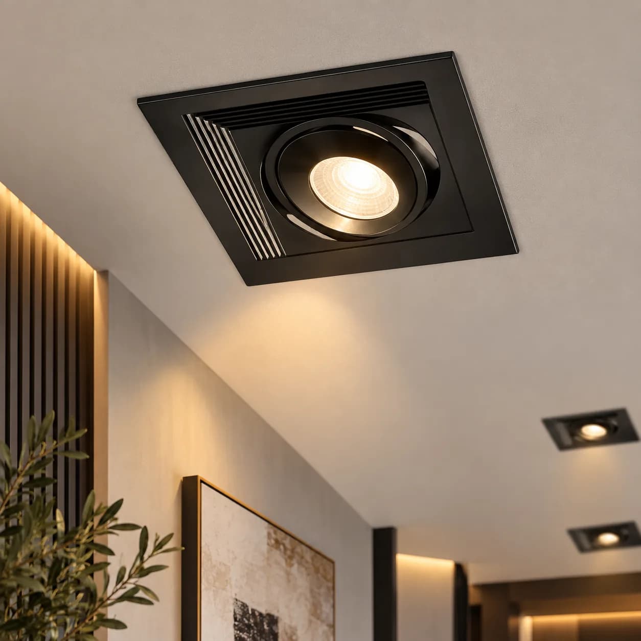 إطار سبوت مفرد أسود 10×10
