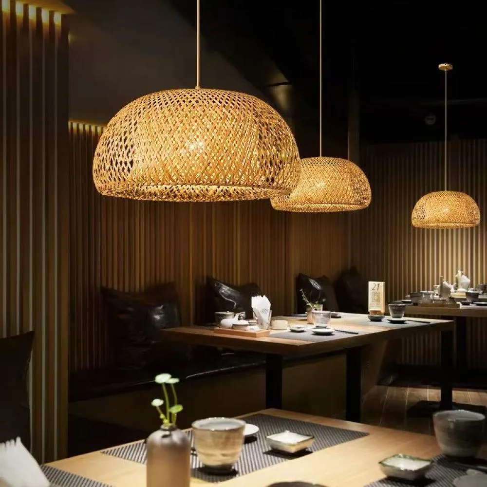 Palm-Leaf Design Pendant Light for Luxurious Decor