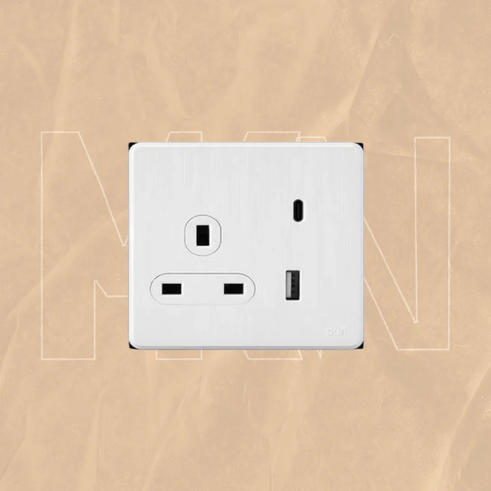 فيش مع USB+TYPE برل بيانو لؤلؤي