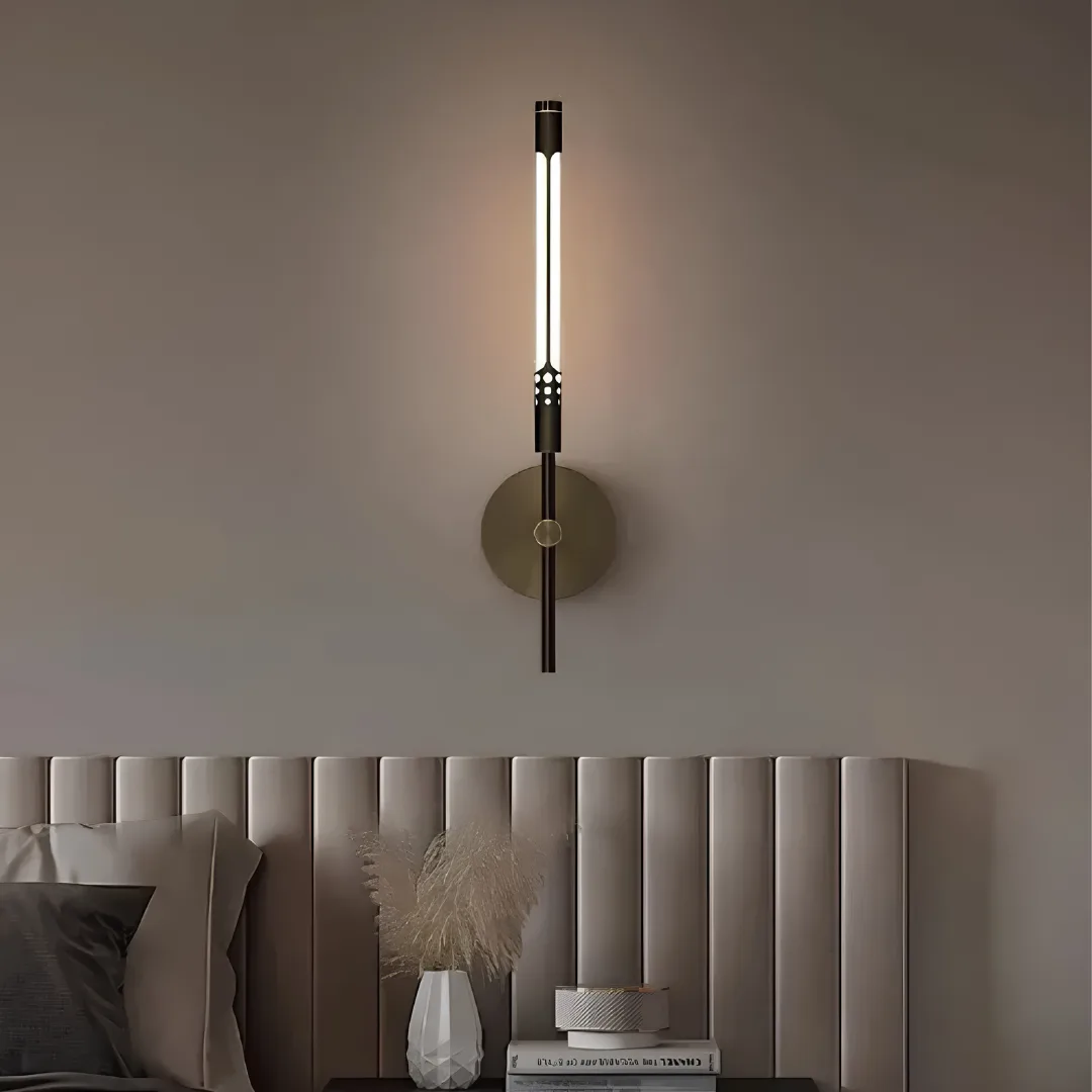 Modern Vertical Wand LED Wall Sconce (Torch Design)
