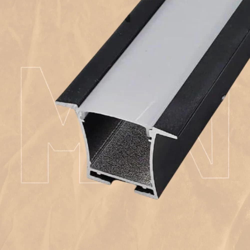 Recessed Gypsum Aluminum Profile 23.7×27 3m