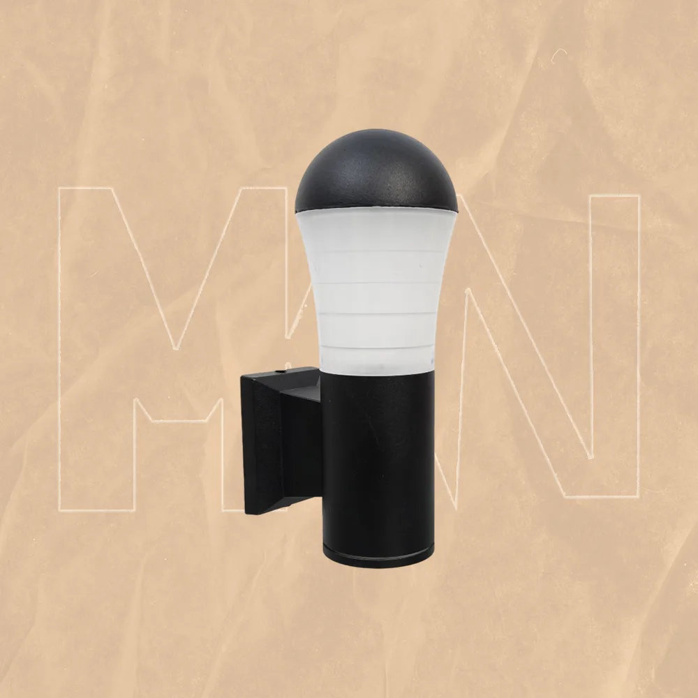 أبليك جداري LED نحيف أسود وأبيض