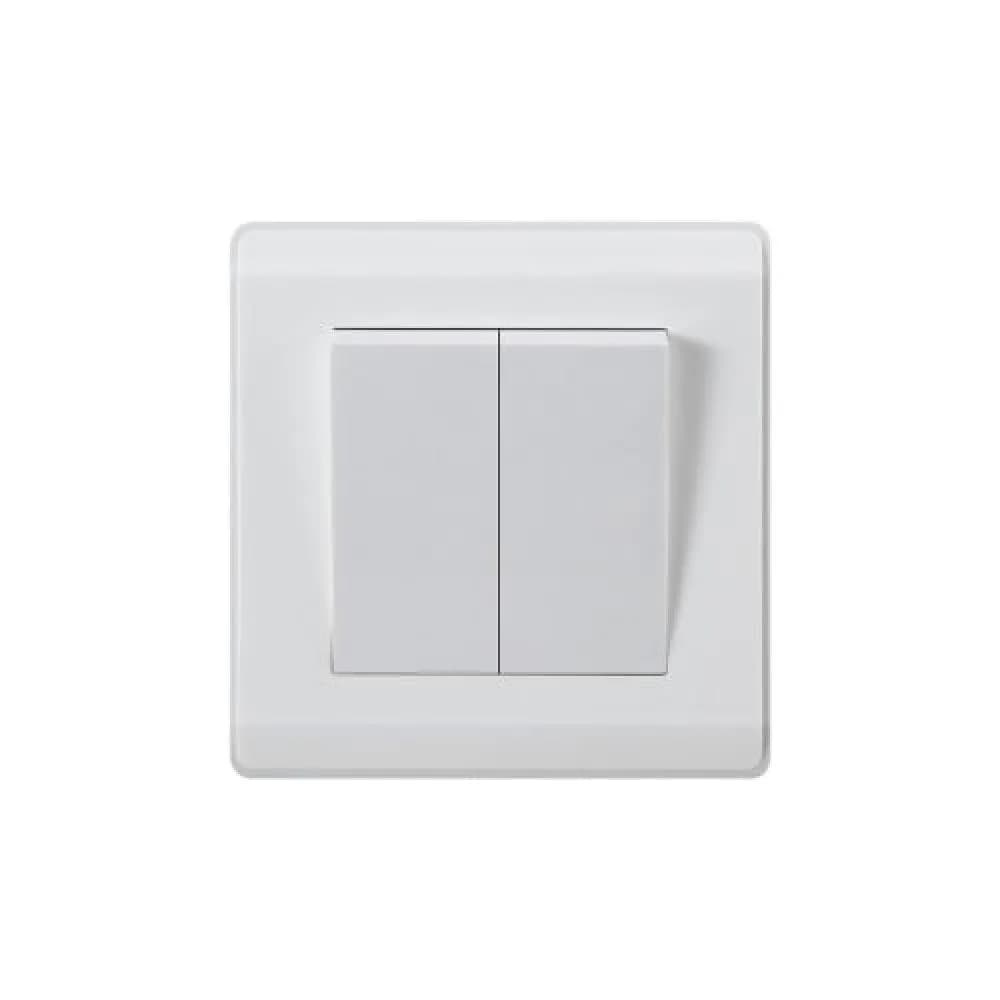 AULMO Double Two Way Switch 16 Amp White