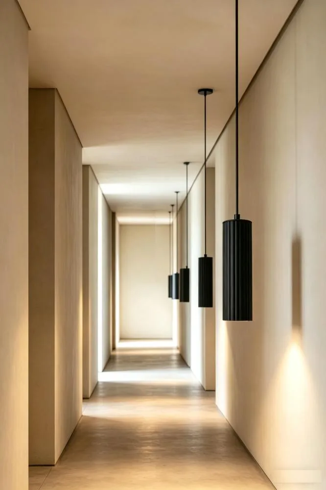 Single Black Modern Pendant Light