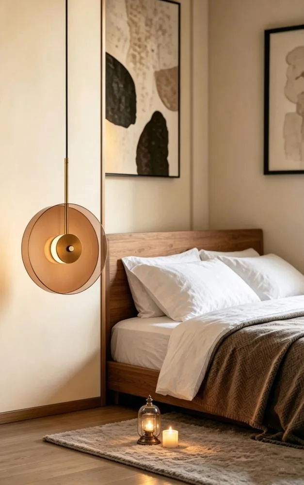 Single LED Hanging Pendant Light