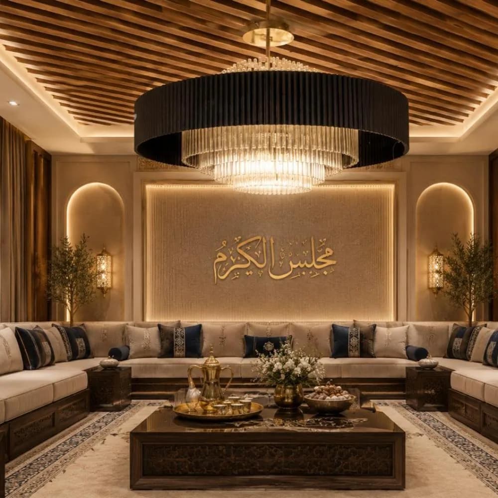 ثريا كريستال بحزام أسود