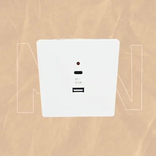 فيش USB و TYPE-C أبيض 5 فولت من MKN